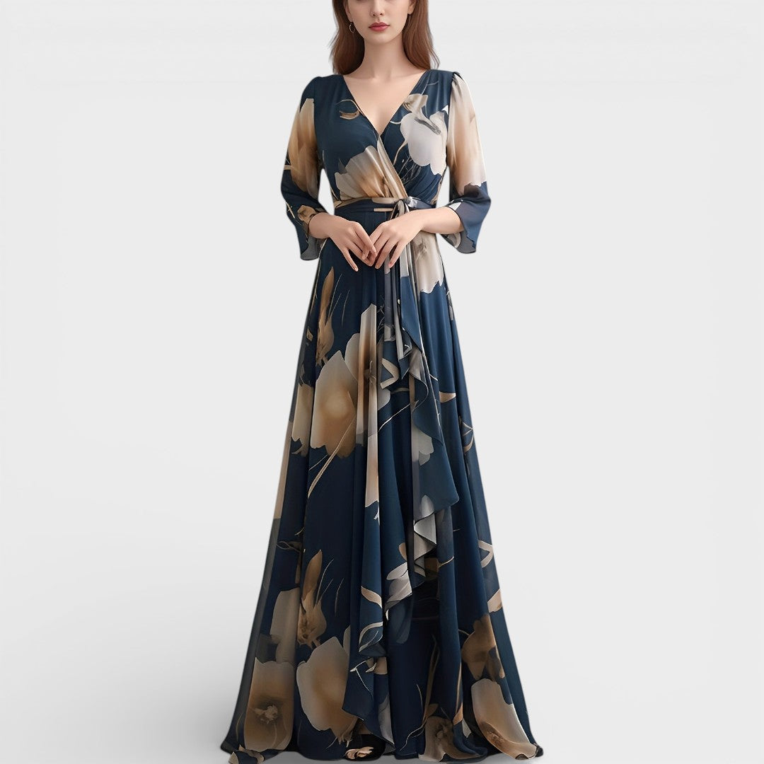 Genesis | Elegant Floral Maxi Dress