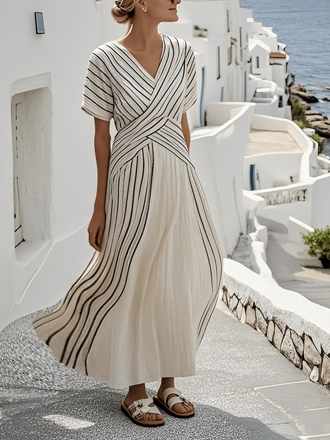 Loree | Elegant Print Dress