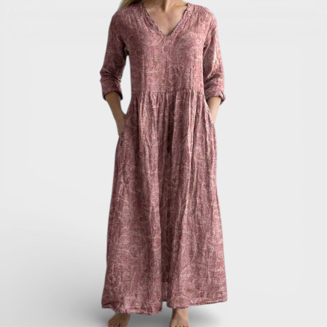 Lianne | V-neck Maxi Dress