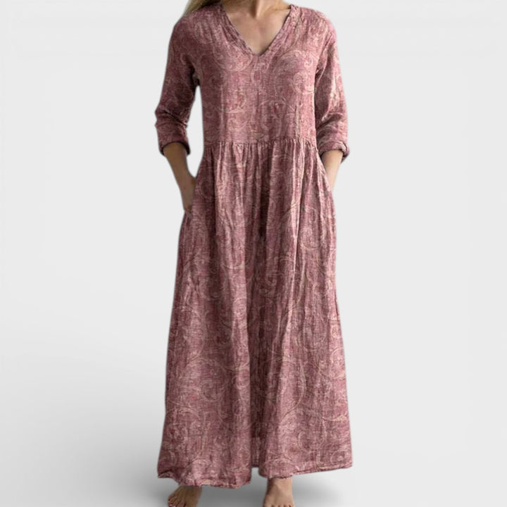Lianne | V-neck Maxi Dress