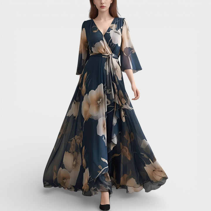 Genesis | Elegant Floral Maxi Dress