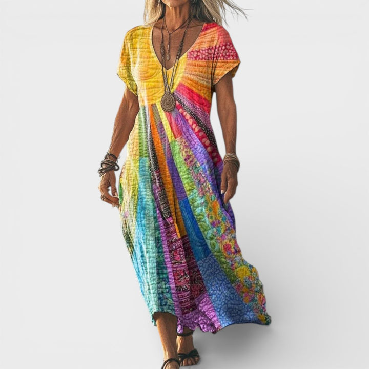 Celine | Bohemian Sun Design Dress