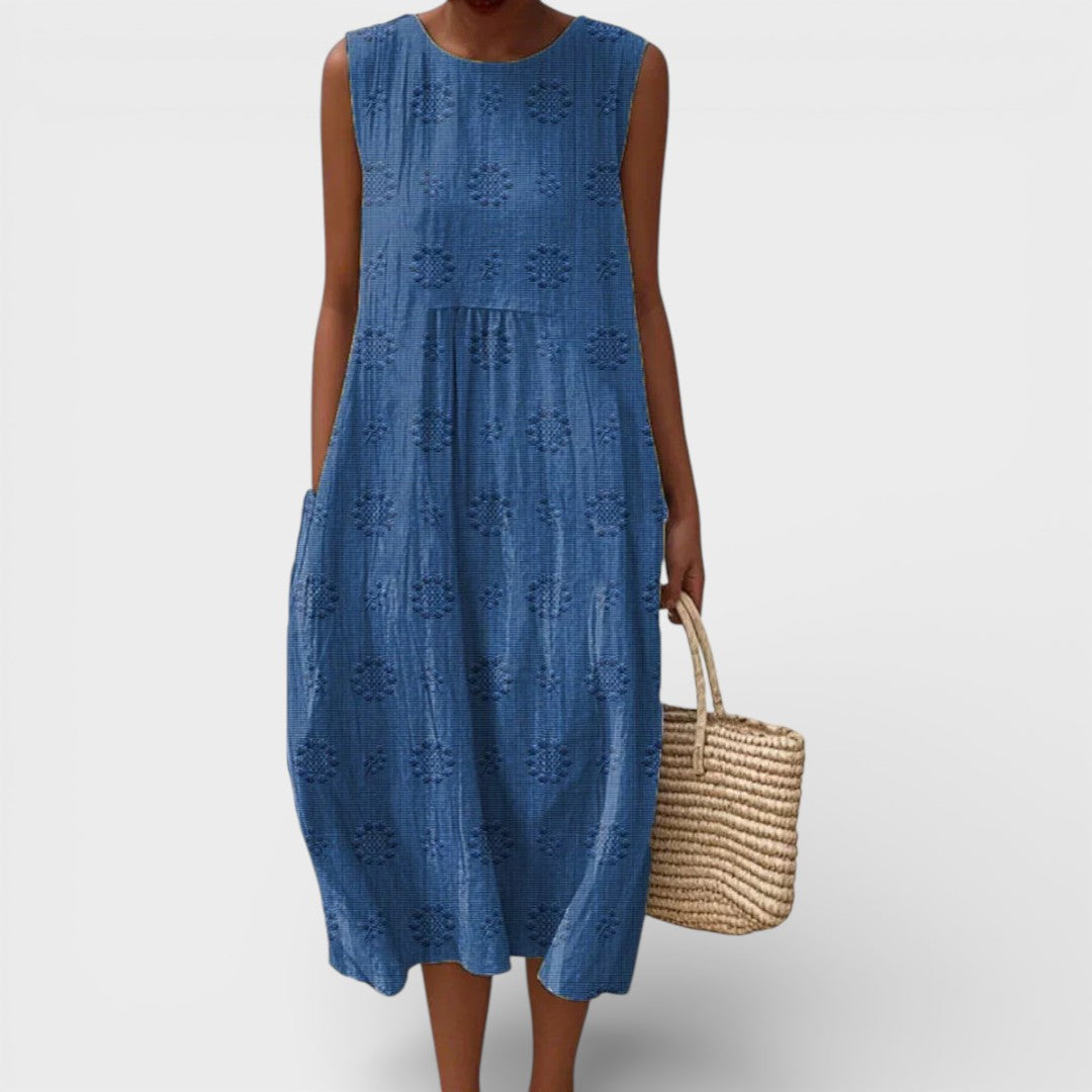 Julia | Sleeveless Midi Dress