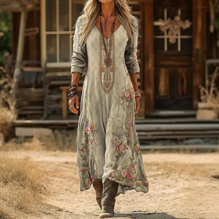 Bea | Long Sleeve Vintage Casual Dress