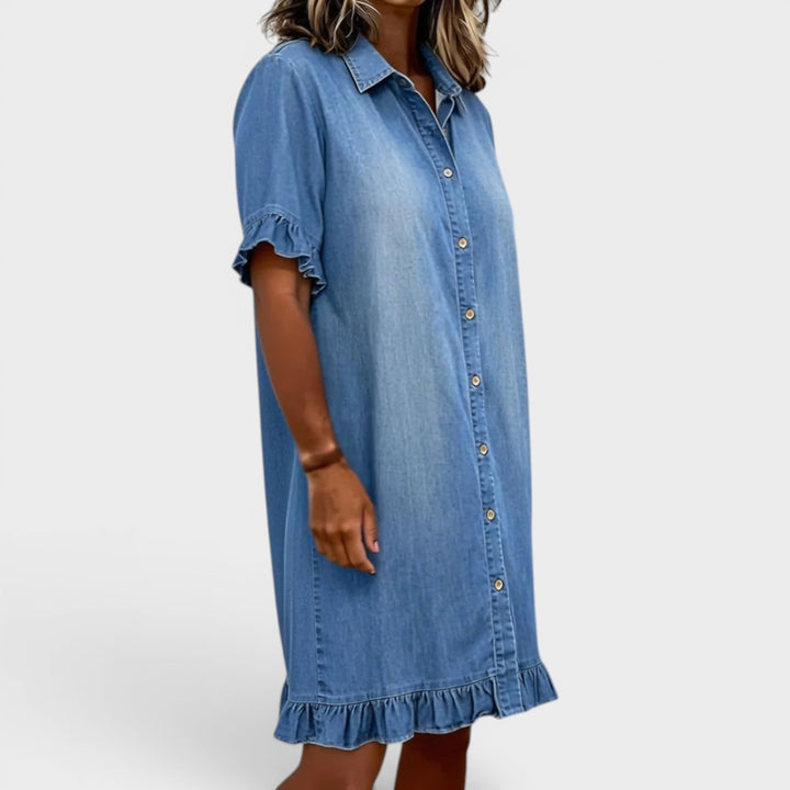 Adeline | Comfortable Denim Dress