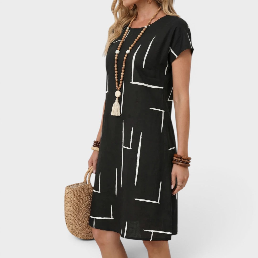 Adriana | Short Sleeve Mini Dress