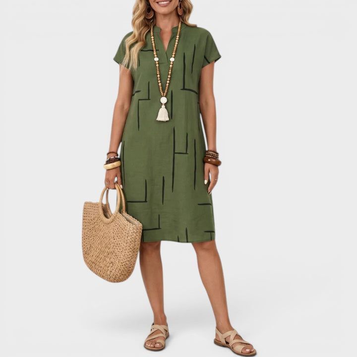 Adriana | Short Sleeve Mini Dress