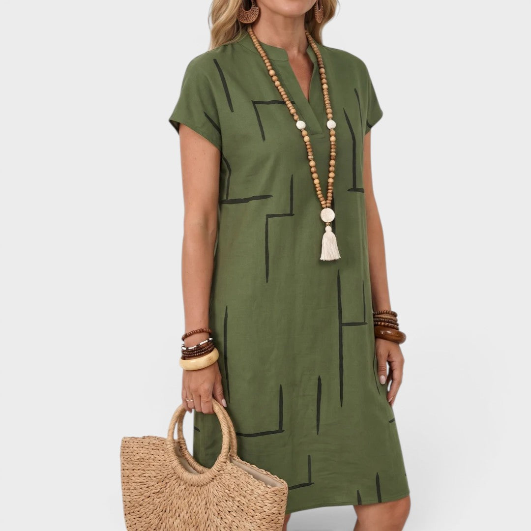 Adriana | Short Sleeve Mini Dress