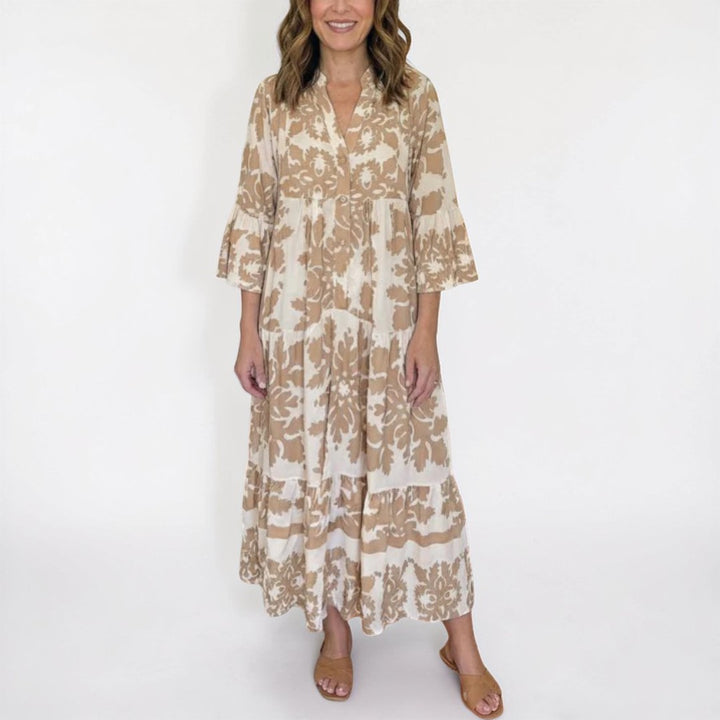 Adriana | V-Neck Maxi Dress