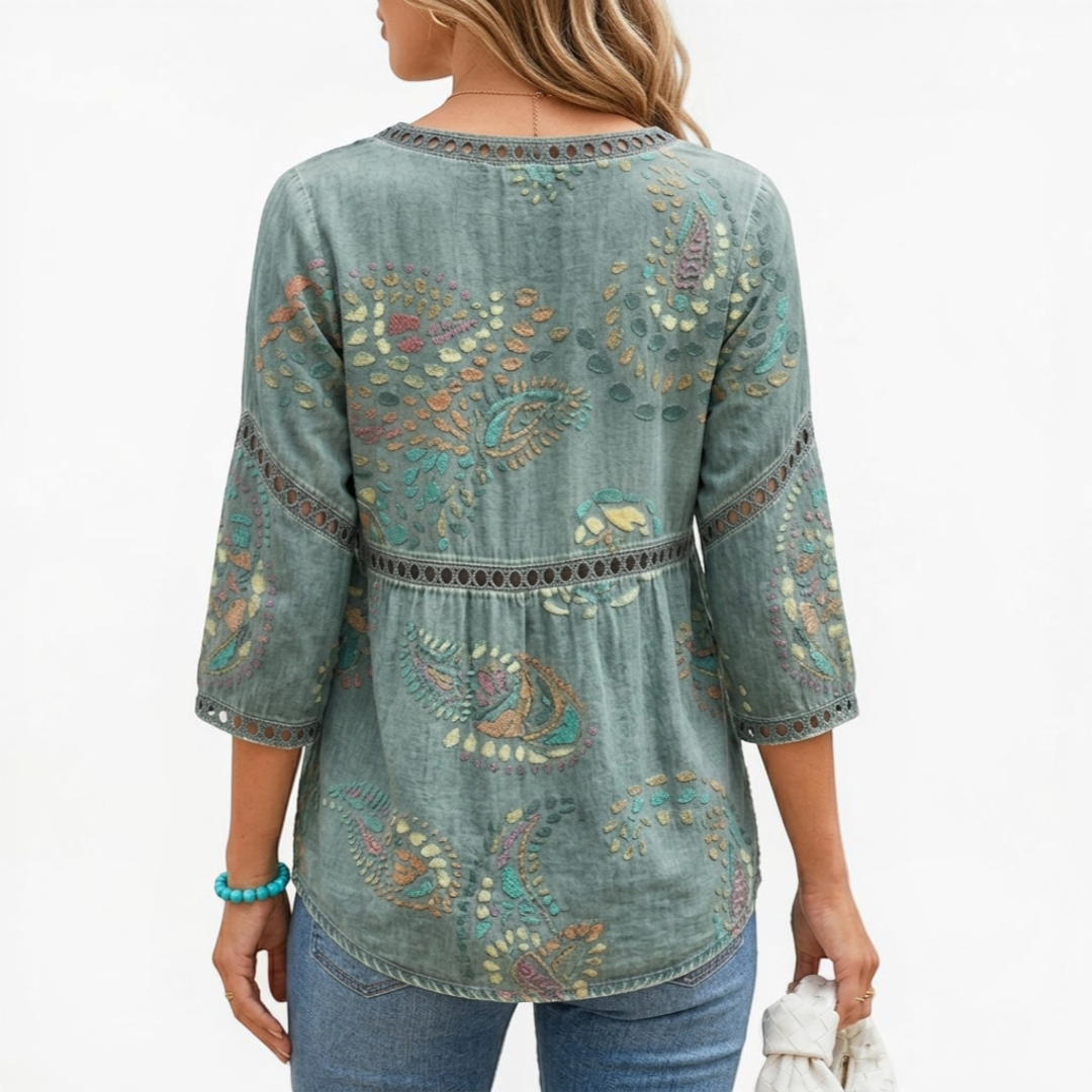 Adrianna | Vintage Casual Blouse
