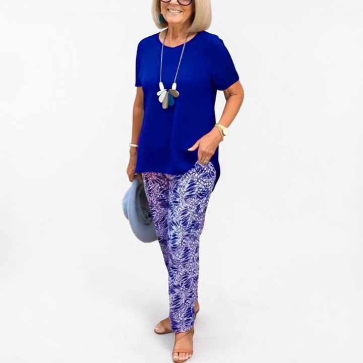 Allegra | Cotton-Blend Two-Piece Set