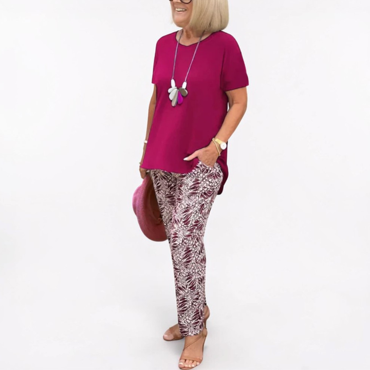 Allegra | Cotton-Blend Two-Piece Set