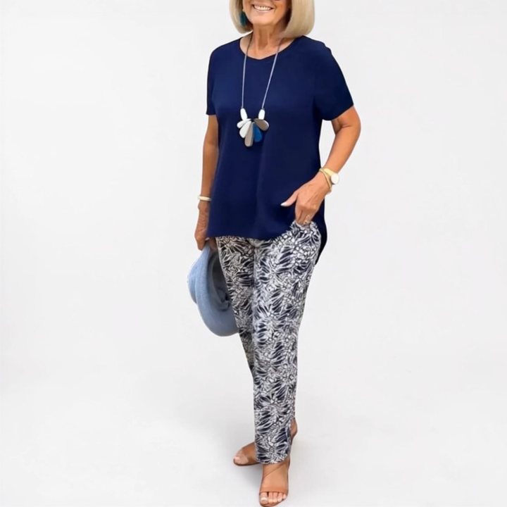 Allegra | Cotton-Blend Two-Piece Set
