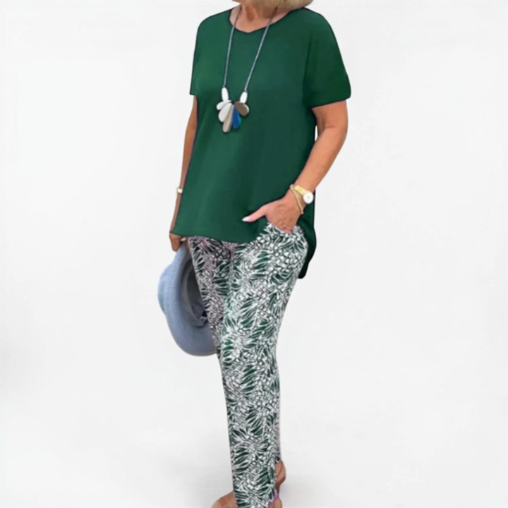 Allegra | Cotton-Blend Two-Piece Set