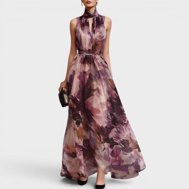 Anita | Halter Neck Cocktail Maxi Dress