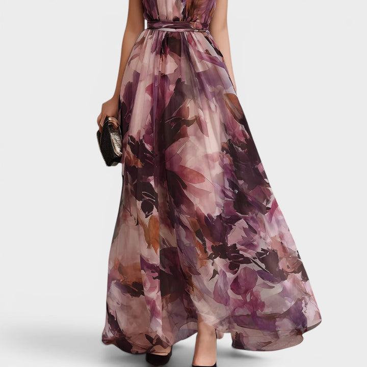 Anita | Halter Neck Cocktail Maxi Dress