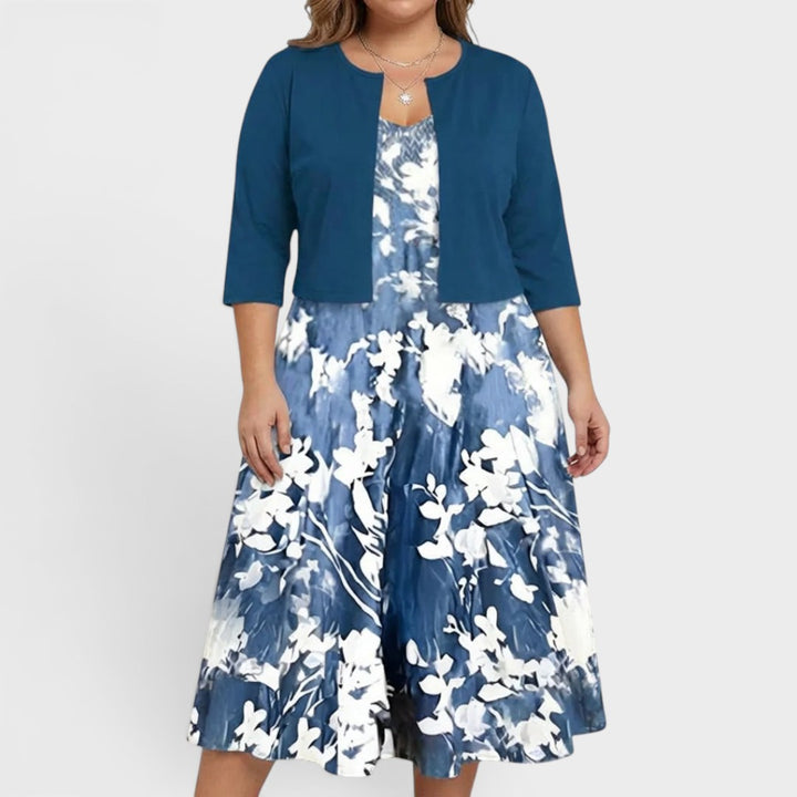 Anna | Floral Midi Dress Set