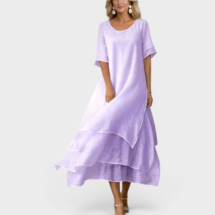 Aria | Elegant Tiered Maxi Dress
