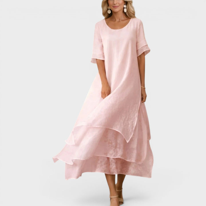 Aria | Elegant Tiered Maxi Dress