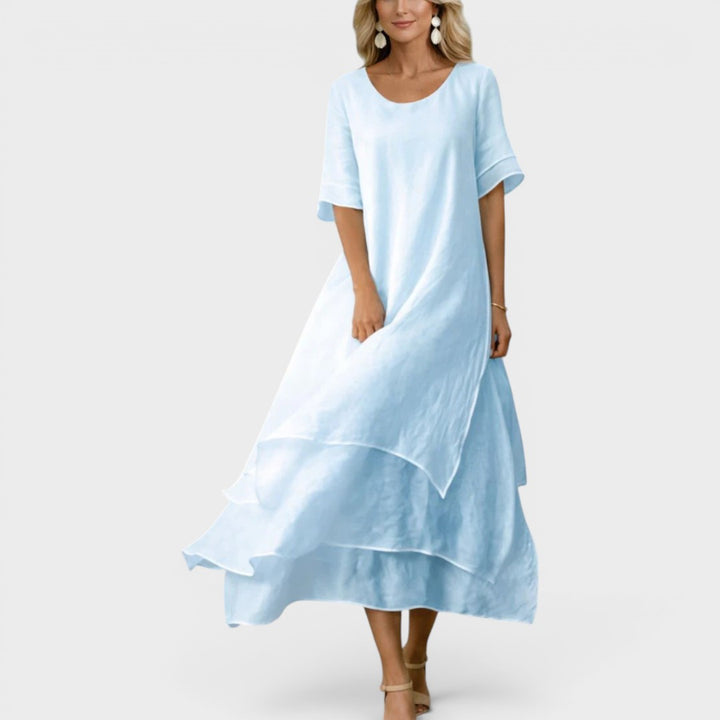 Aria | Elegant Tiered Maxi Dress