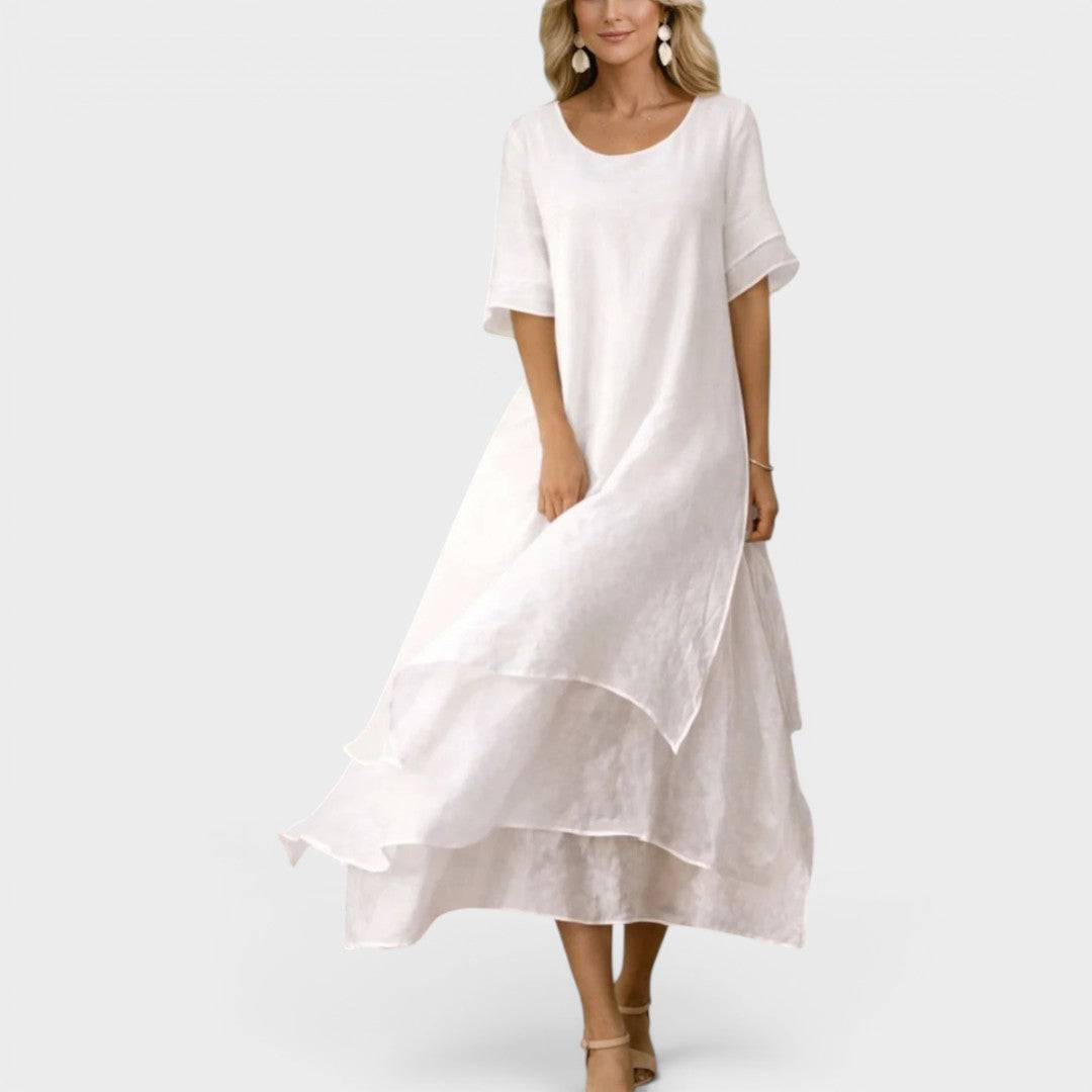 Aria | Elegant Tiered Maxi Dress