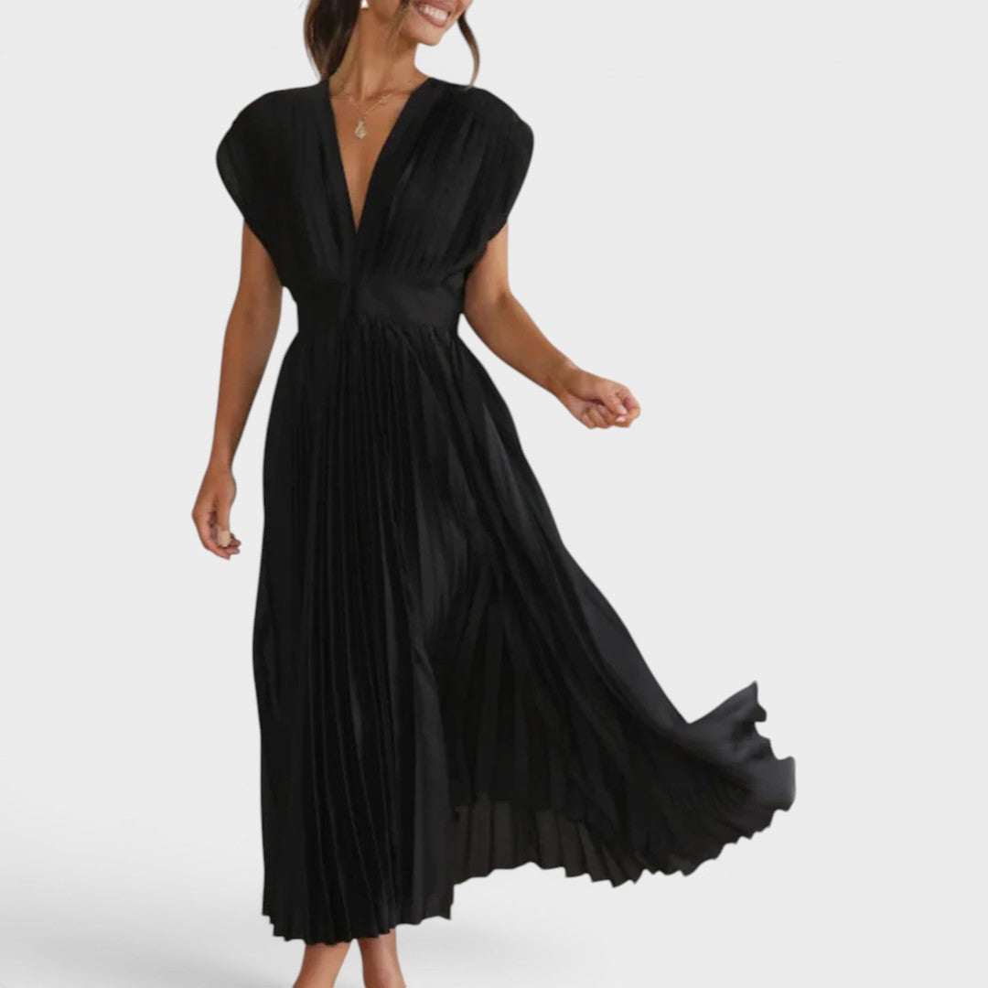 Bernice | Timeless Pleated Midi Dress