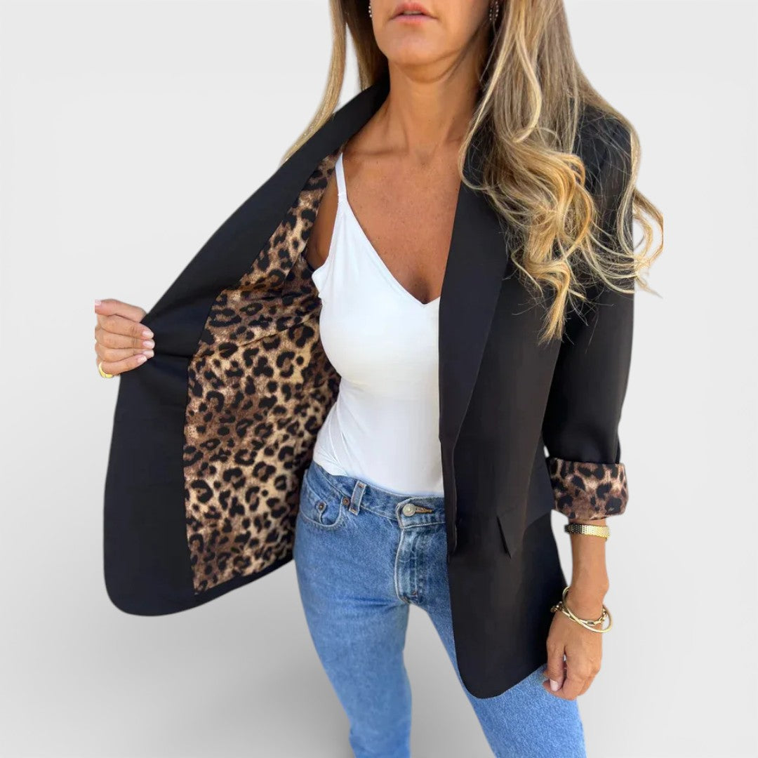Cora | Leopard Blazer