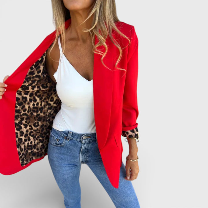 Cora | Leopard Blazer