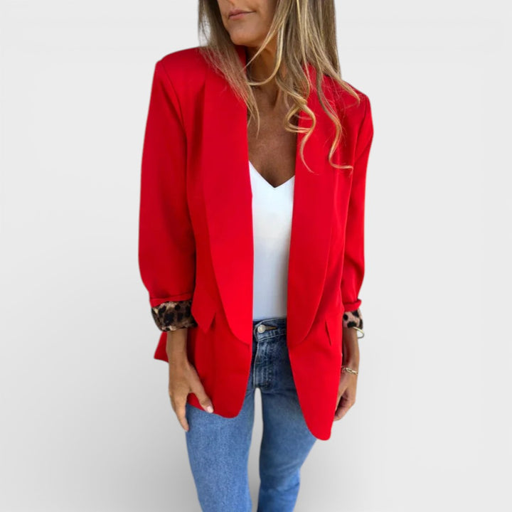 Cora | Leopard Blazer