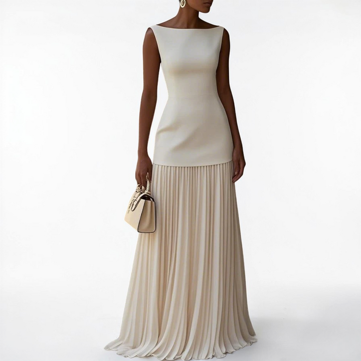 Celeste | Pleated Maxi Dress