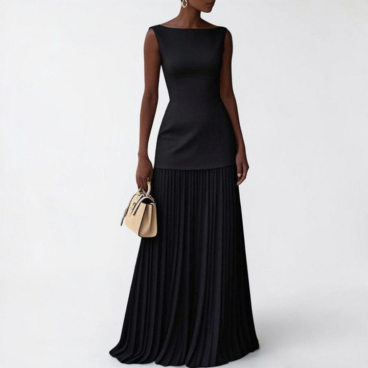 Celeste | Pleated Maxi Dress