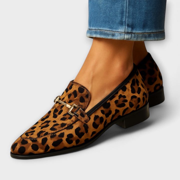 Moccasins Rita with Decorative Buckle