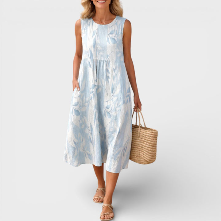 Joy | Leafy Midi Dress