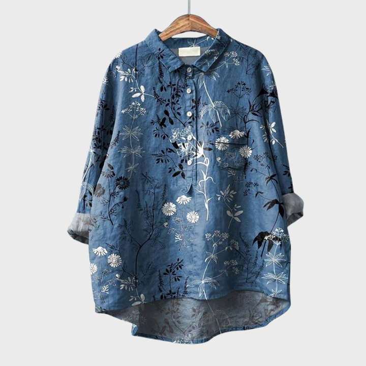 Cindy | Floral Retro Style Shirt