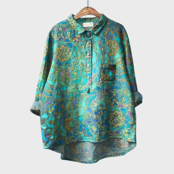 Cindy | Floral Retro Style Shirt