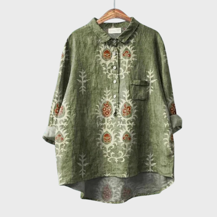 Cindy | Floral Retro Style Shirt