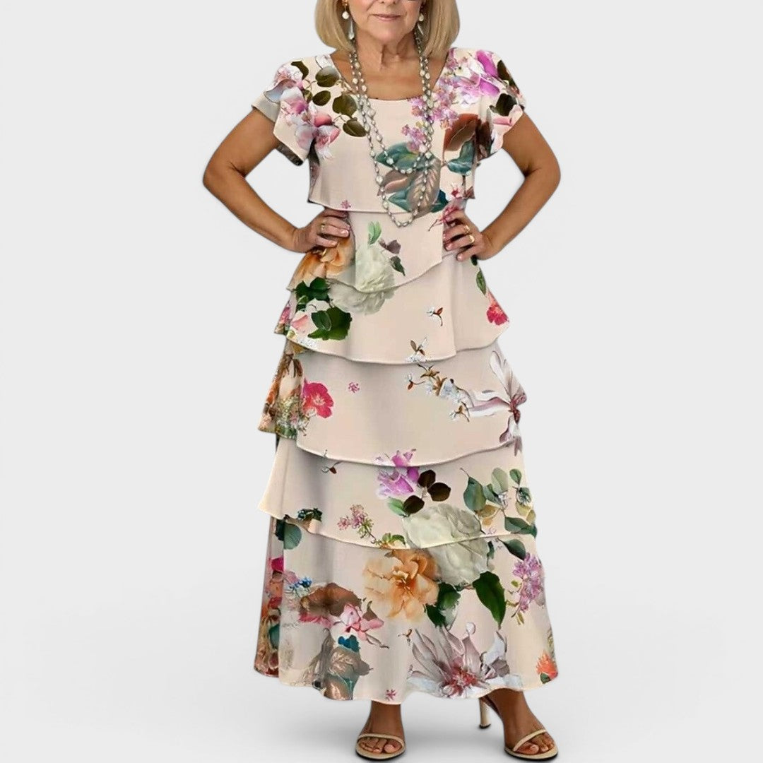 Clara | Elegant Layered Maxi Dress
