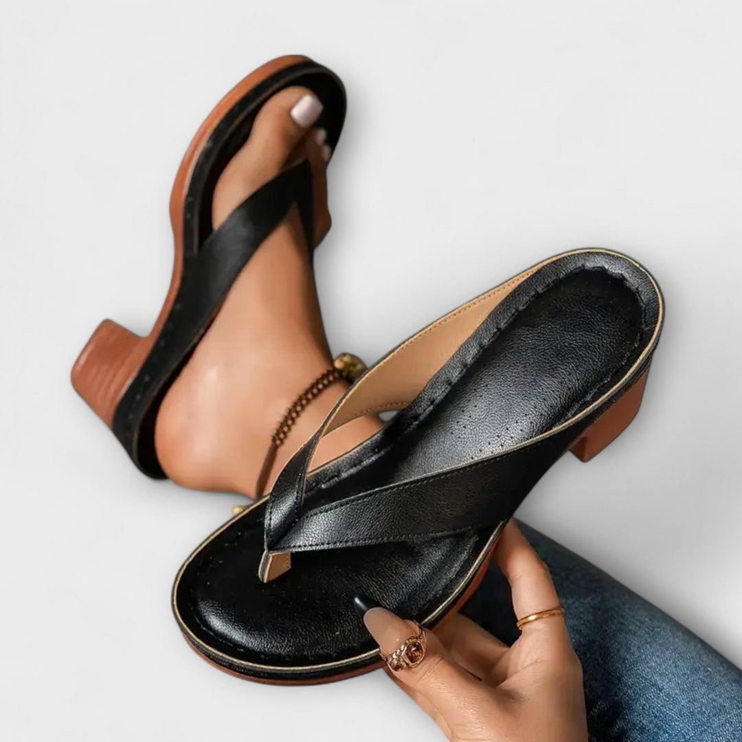 Emily - Stylish Heeled Slippers