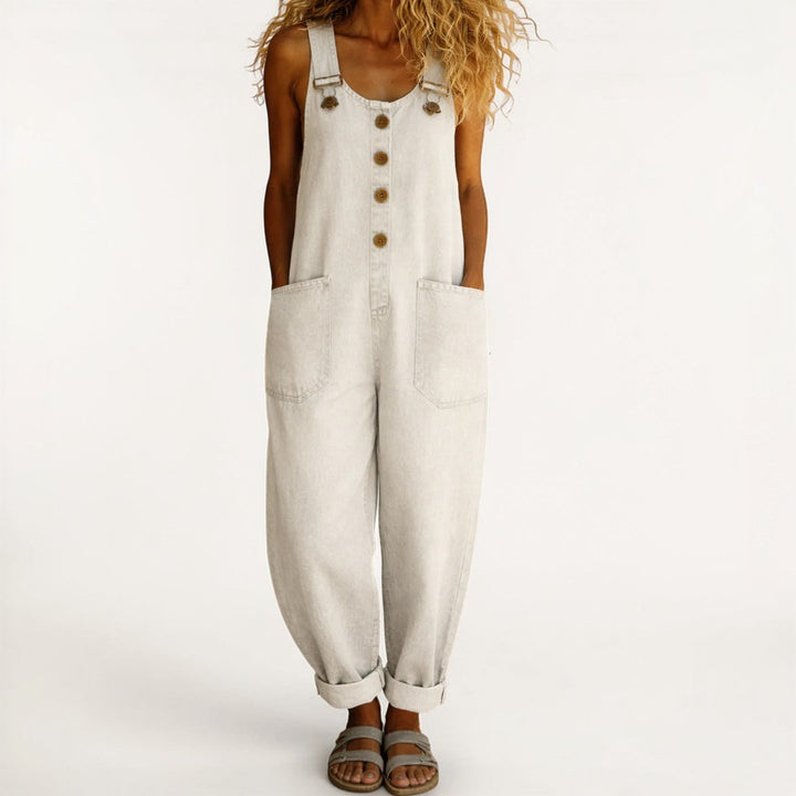 Dakota | Vintage Cotton Denim Jumpsuit