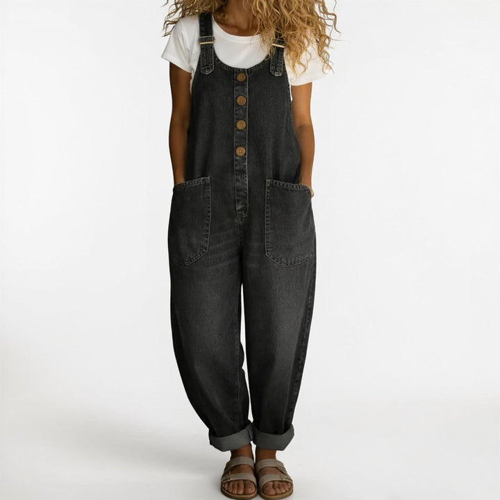 Dakota | Vintage Cotton Denim Jumpsuit