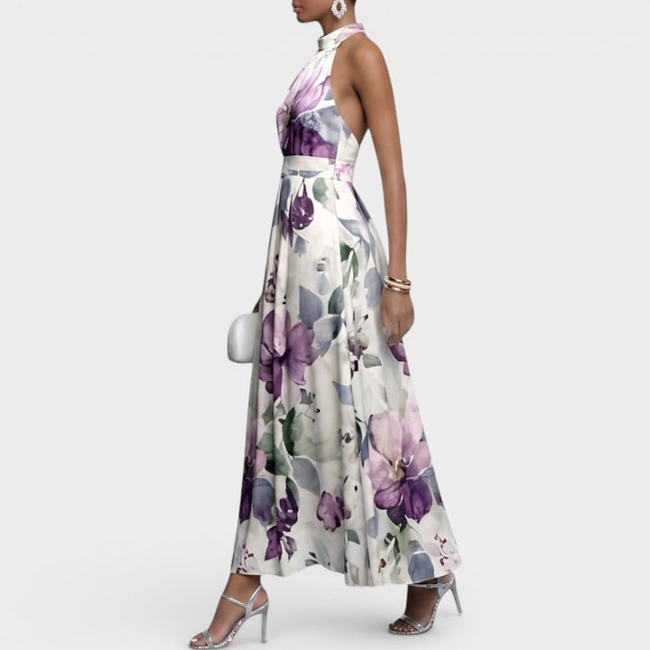 Dawn | Halter Neck Formal Midi Dress