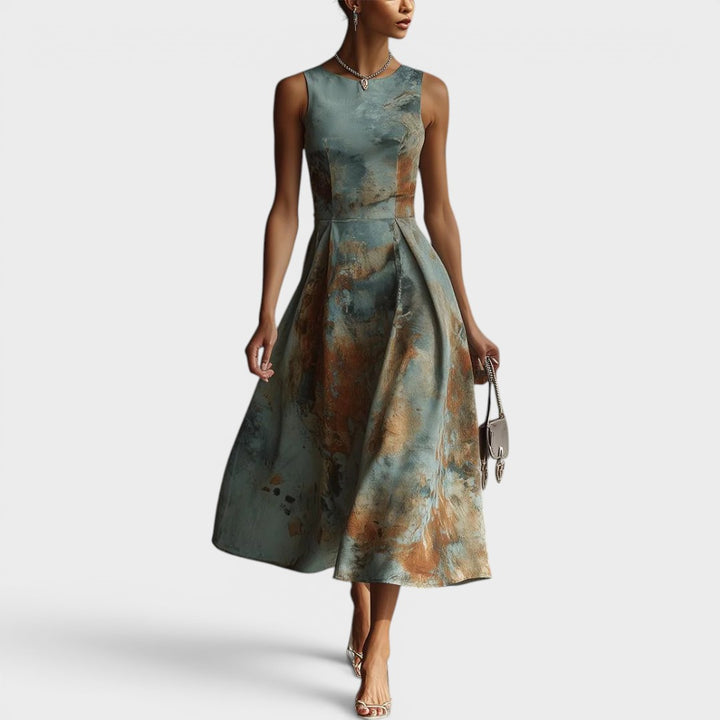 Deborah | Elegant Sleeveless Midi Dress