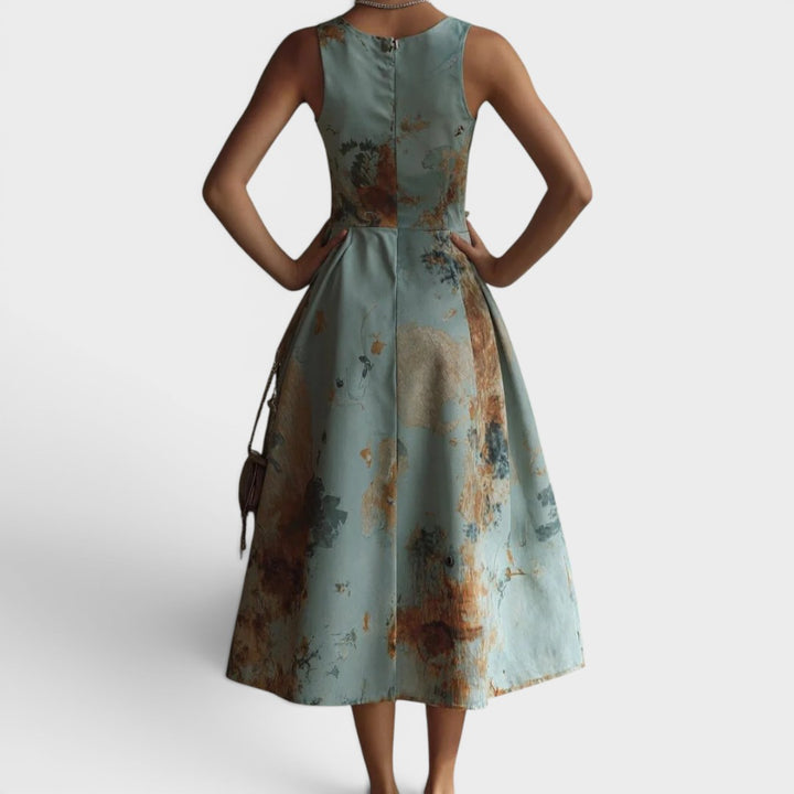 Deborah | Elegant Sleeveless Midi Dress