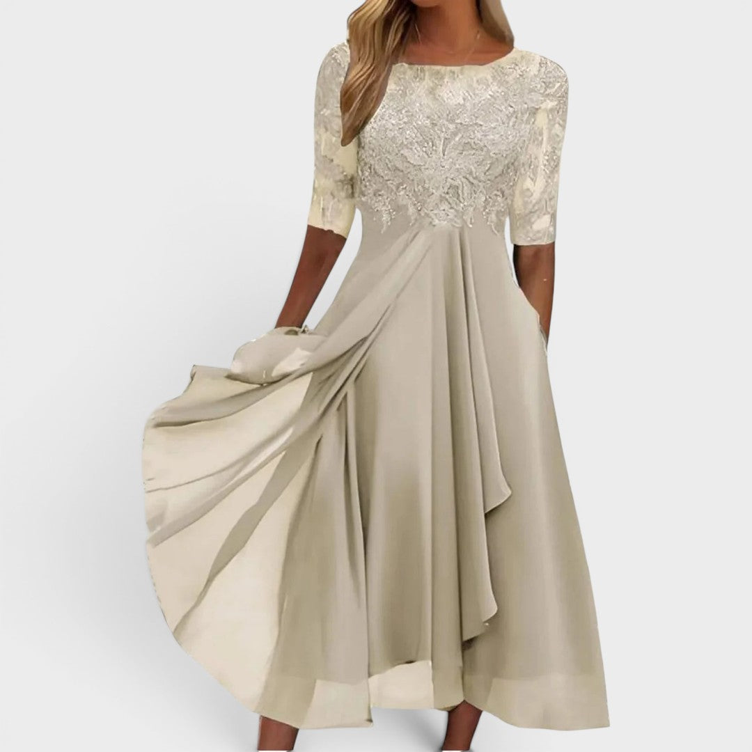Deborah | Wedding Guest Formal Midi Dress