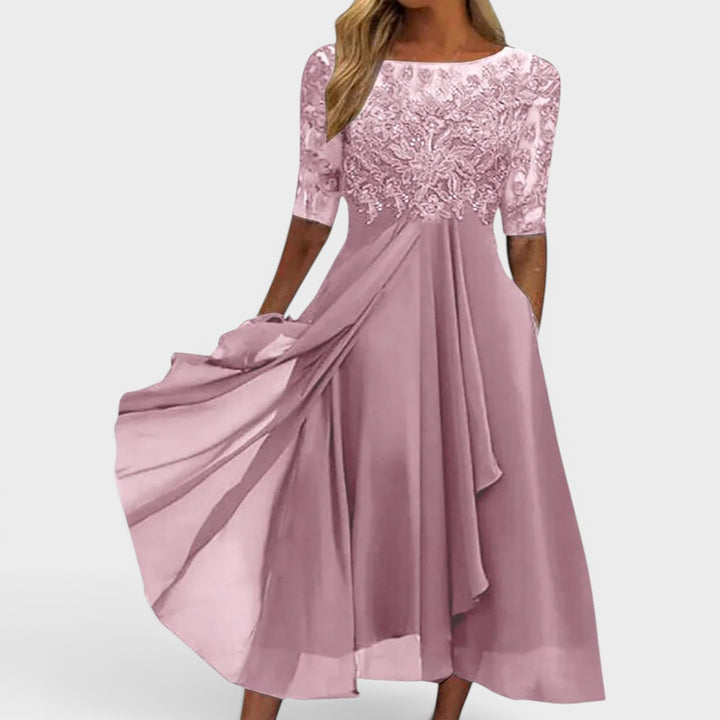 Deborah | Wedding Guest Formal Midi Dress