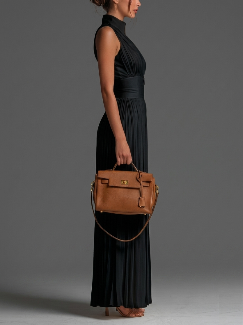 Zsófia | Pleated Evening Jumpsuit