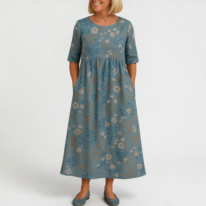 Eliza | Elegant Relaxed Midi Dress