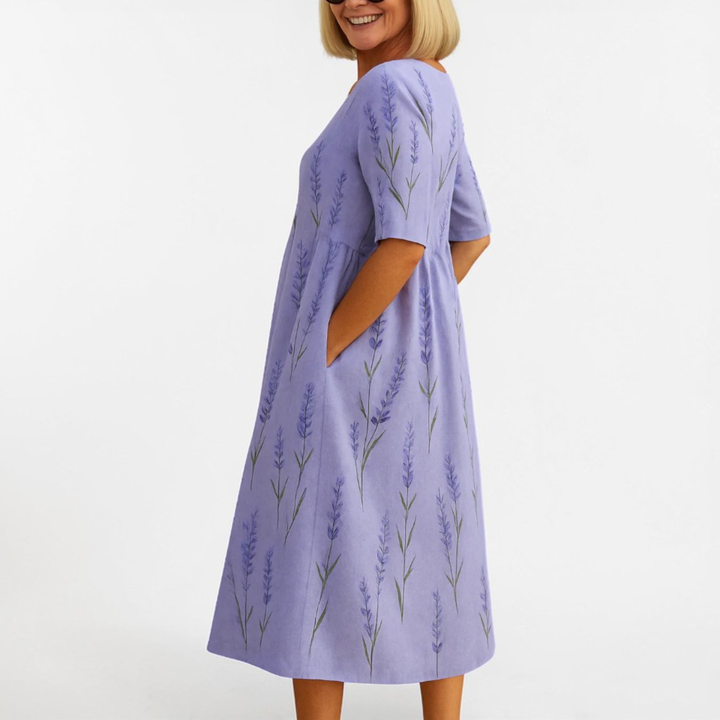 Eliza | Elegant Relaxed Midi Dress