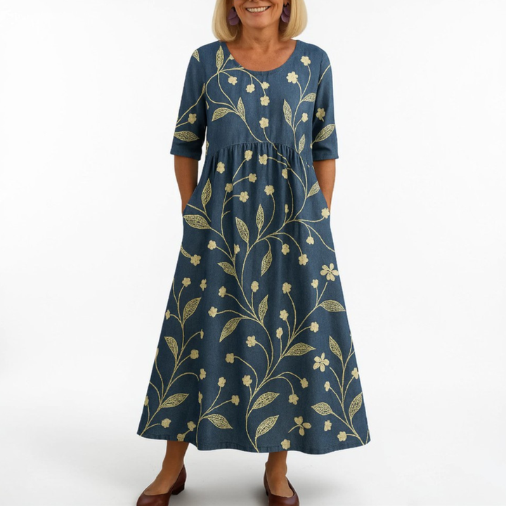 Eliza | Elegant Relaxed Midi Dress