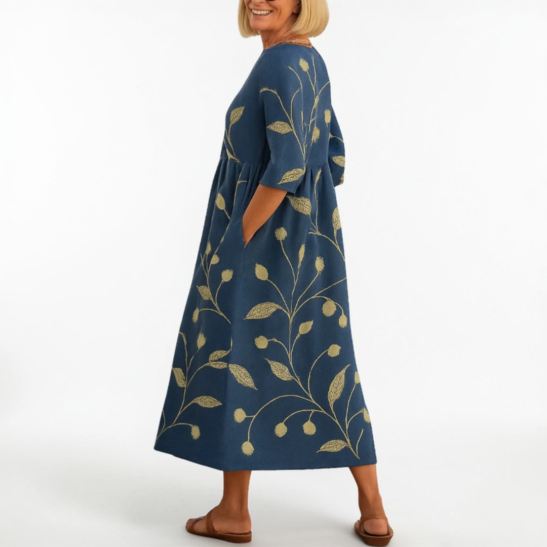 Eliza | Elegant Relaxed Midi Dress